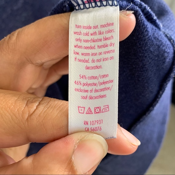 Justice- Blue Zip Up Hoodie size 16 - Picture 8 of 8